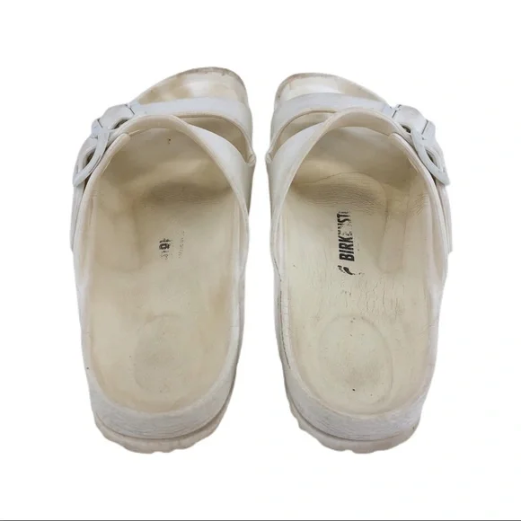 Birkenstock White Waterproof Arizona Sandals, Size 38 - Picture 6 of 7